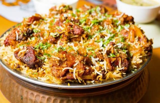 Aavakai Goat Biryani.
