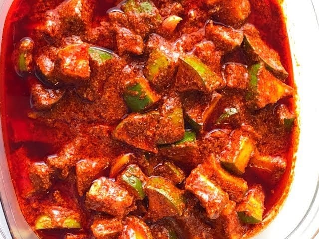 Aavakai Vegetable Curry.