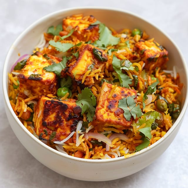 Paneer Tikka Biryani Combo.