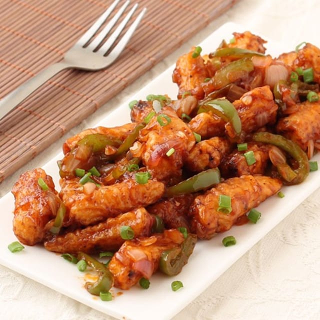 Babycorn Manchurian.