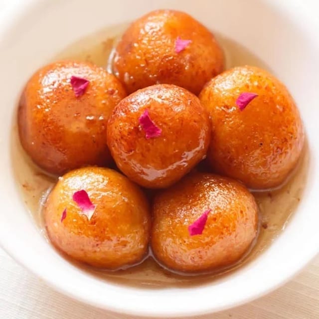 Desserts - Gulab Jamun.