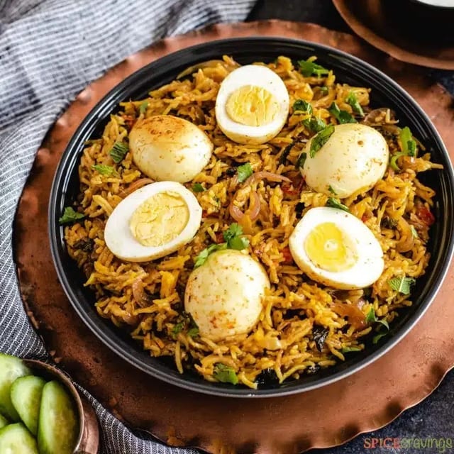 Egg Biryani Combo.