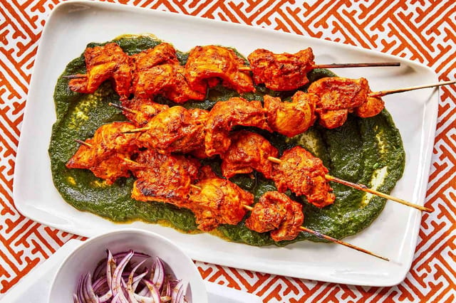 Chicken Tikka Kabab.