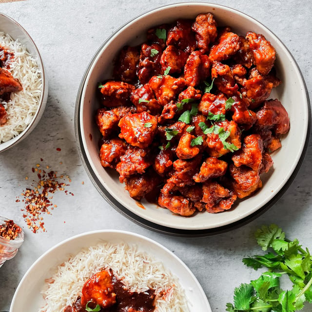 Chicken Manchurian.