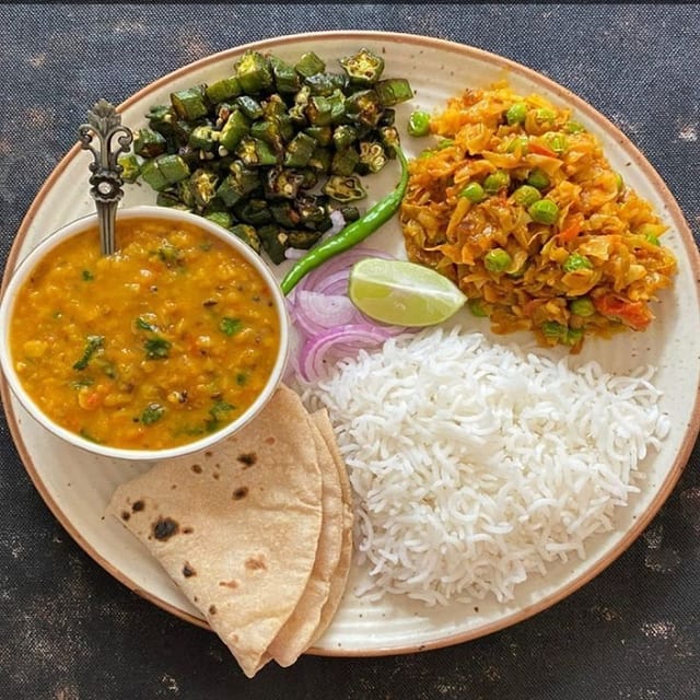 Veg Thali.