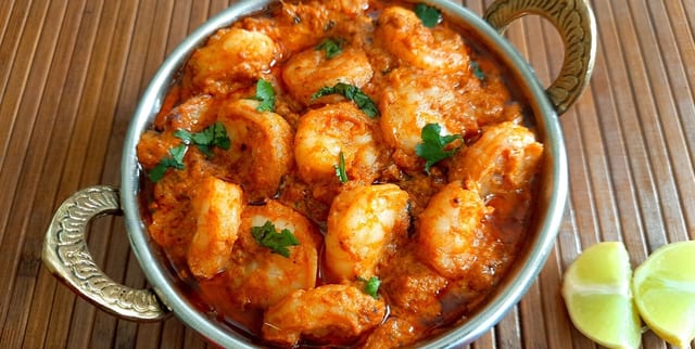 Shrimp Butter Masala.