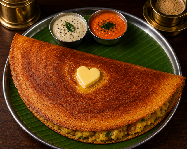 BENNE MASALA  DOSA.