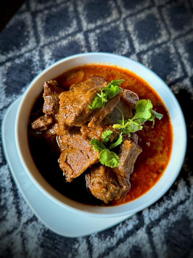 Amaravathi Goat Curry.