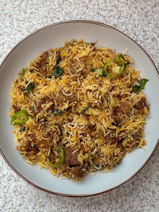 Lamb Fry Biryani.