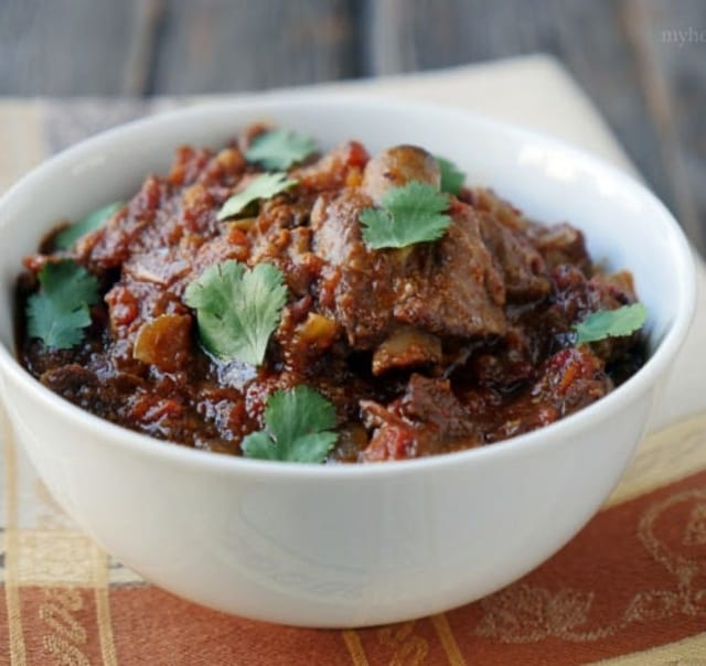 Karaikudi Goat Curry.