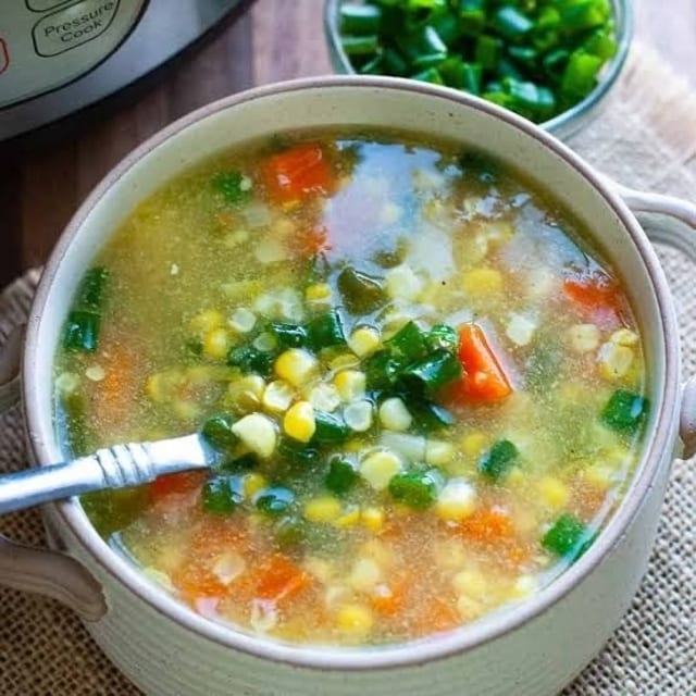 Veg Corn Soup.