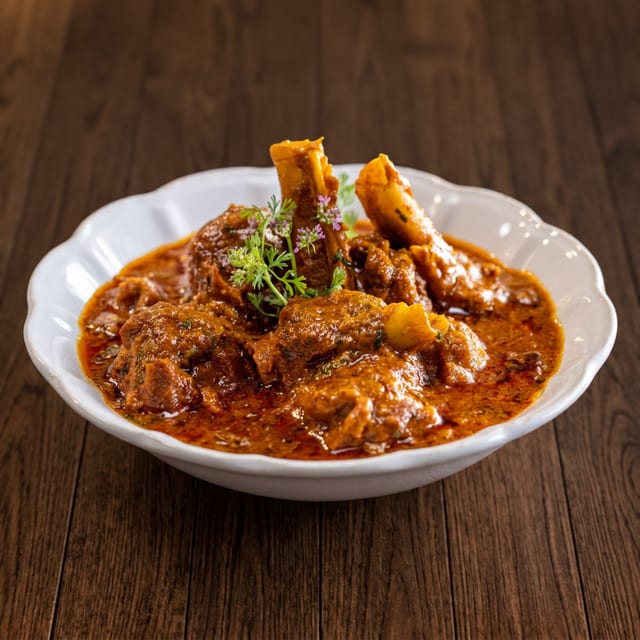 Goat Korma Combo.