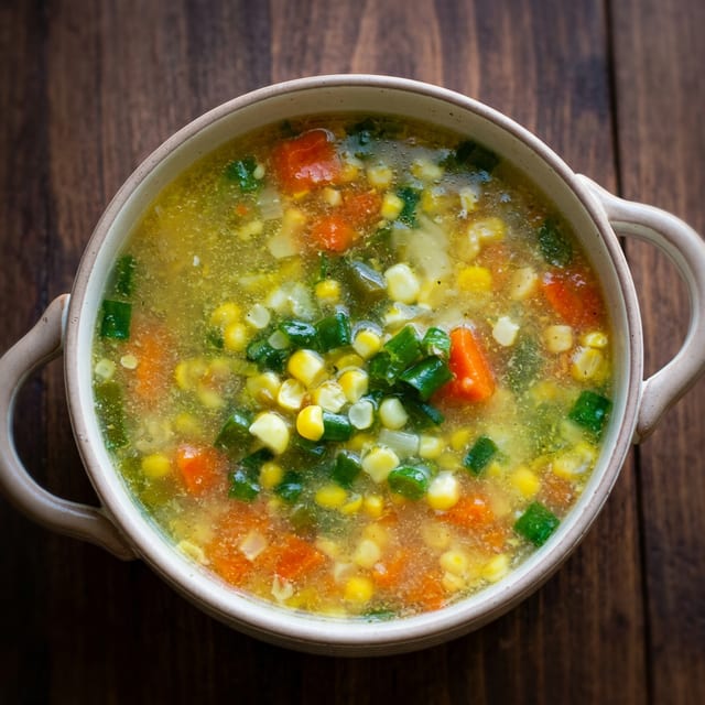 Veg Corn Soup.