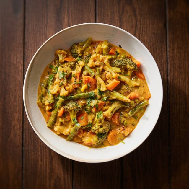 Vegetable Korma.
