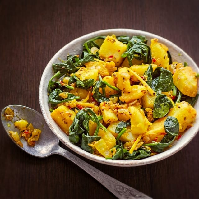 Saag Potato.