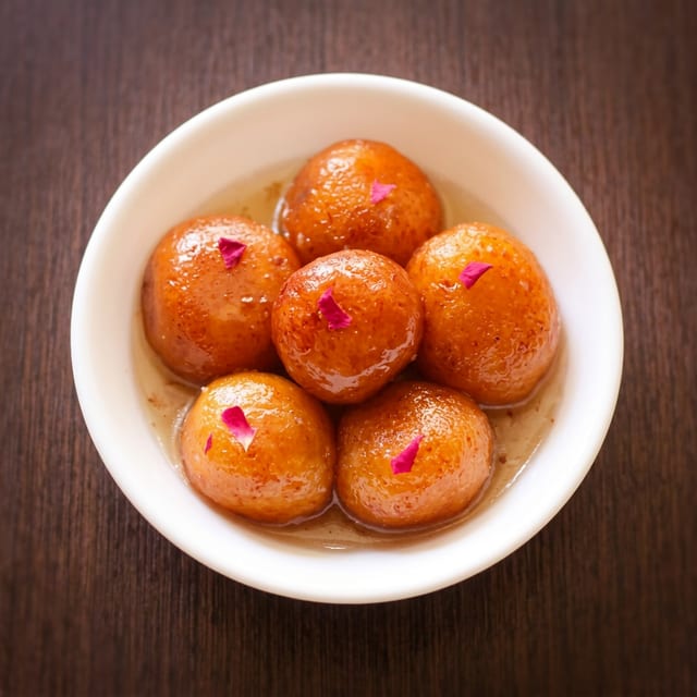 Desserts - Gulab Jamun.