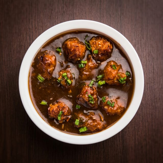 Chicken Manchurian (Wet).