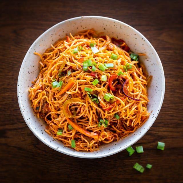 Veg Schezwan Noodles.