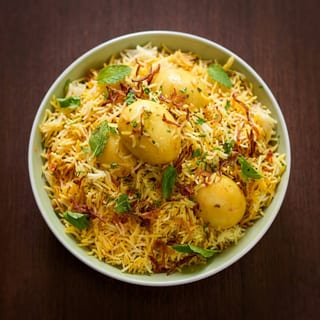 Special Egg Biryani