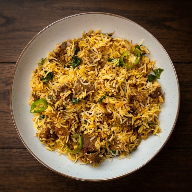 Lamb Dum Biryani.