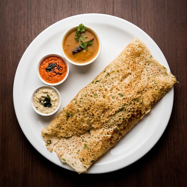 Rava Masala Dosa.