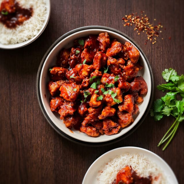 Chicken Manchurian.