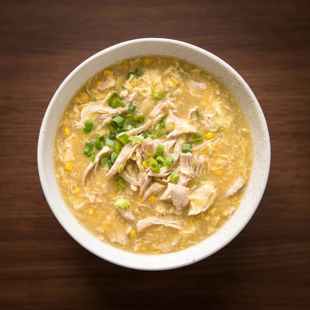 Chicken Corn Soup.